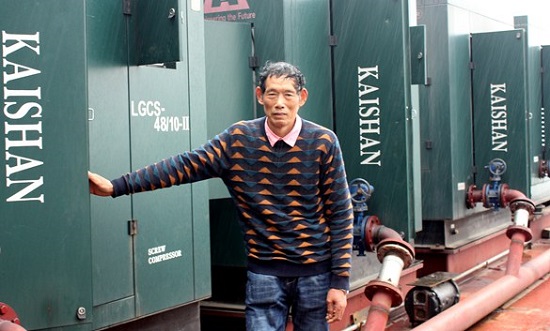 匹配東(dong)風康明斯QSZ13發動(dòng)機的開山空壓(yā)機 匹(pǐ)配東風康明斯(sī)QSZ13發動機的開山(shān)空壓機